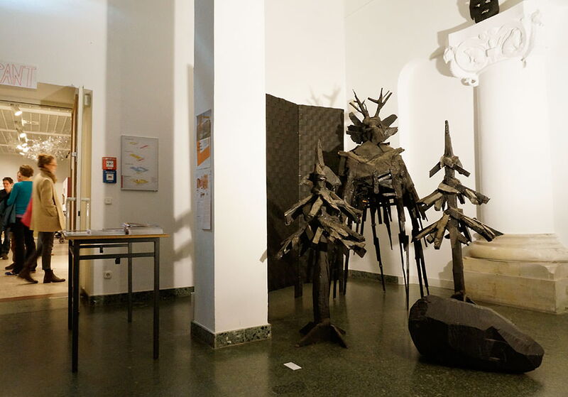 Artists from Frappant e.V. at Exhibition in Altonaer Museum, Hamburg