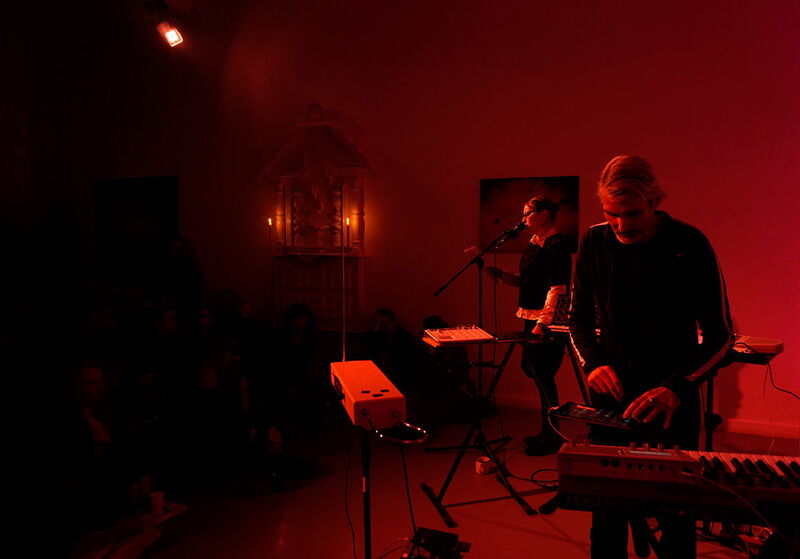 Days of Delay and Shona Donaldson live at "Der liebe Gott" Exhibition, Frappant Gallery, Hamburg