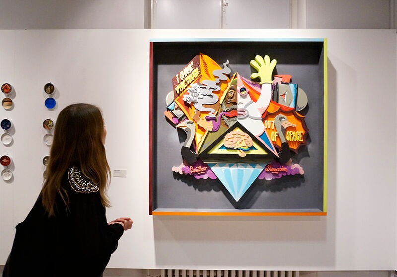 Artists from Frappant e.V. at Exhibition in Altonaer Museum, Hamburg