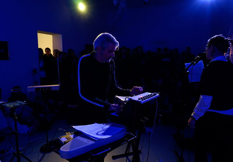 Days of Delay and Shona Donaldson live at "Der liebe Gott" Exhibition, Frappant Gallery, Hamburg