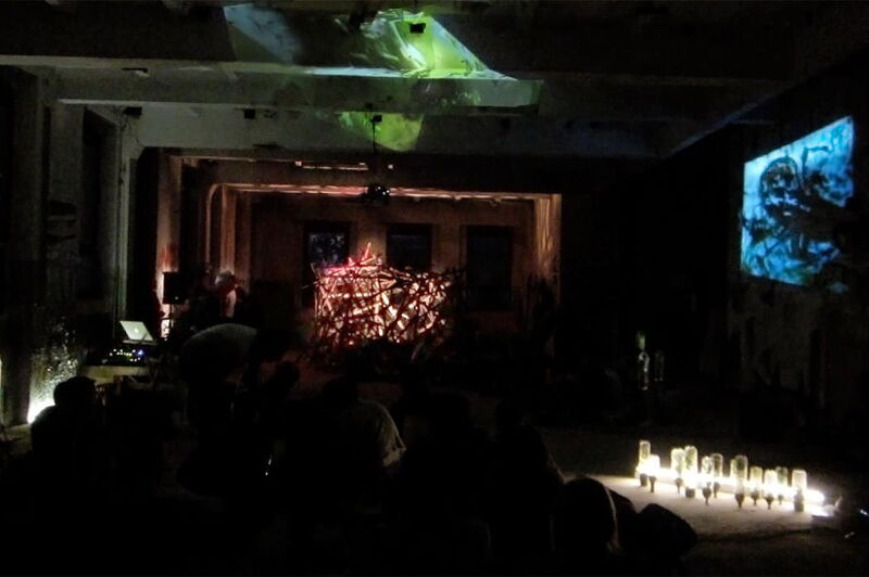Days of Delay with IRIS-A-MAZ Installation - "Lake Vostok" Exhibition for "Betriebsausflug" at Globus-Werke in Leipzig