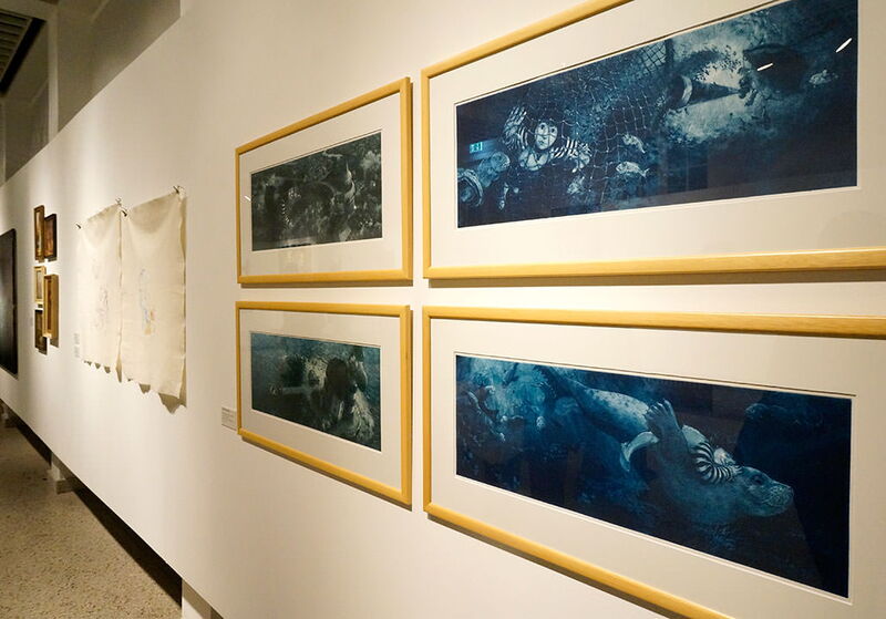 Artists from Frappant e.V. at Exhibition in Altonaer Museum, Hamburg